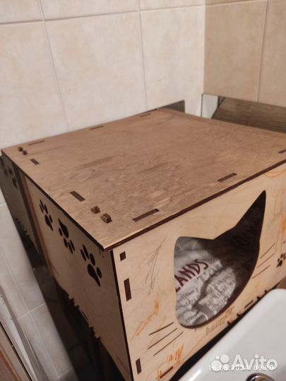 Дом для кошки с матрацем