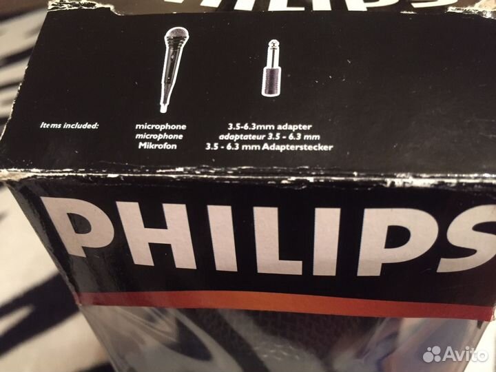 Микрофон Philips SBC MD110 для караоке новый