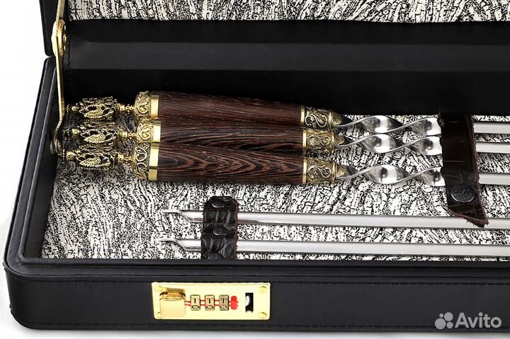 Набор шампуров в кейсе