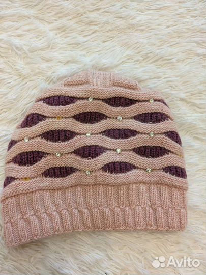 Комплект шапка и шарф женский