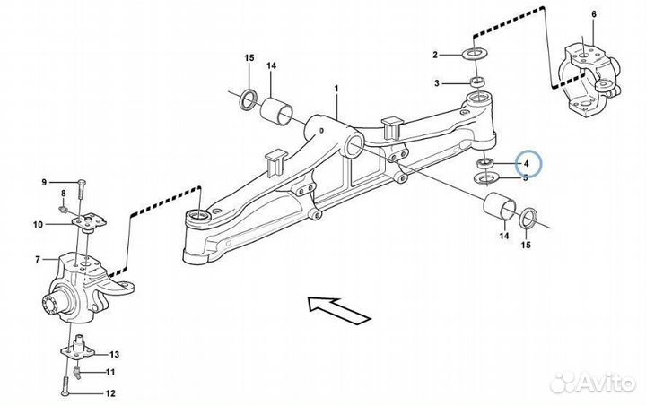 9967674 Подшипник шкворня сферический