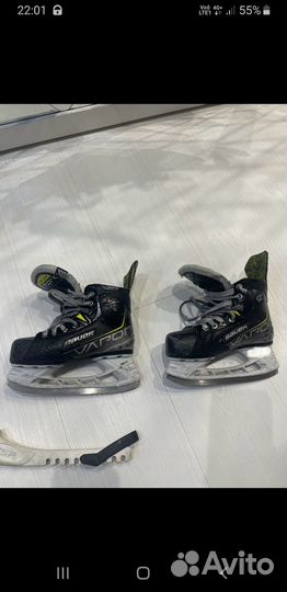 Коньки хоккейные Bauer Vapor 3X Размер Y13