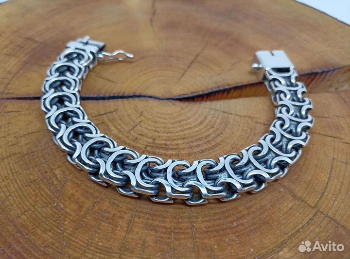 Серебряный браслет рамзес