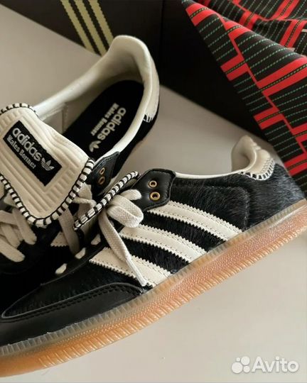 Wales Bonner x Adidas Samba Pony Tonal Core Black