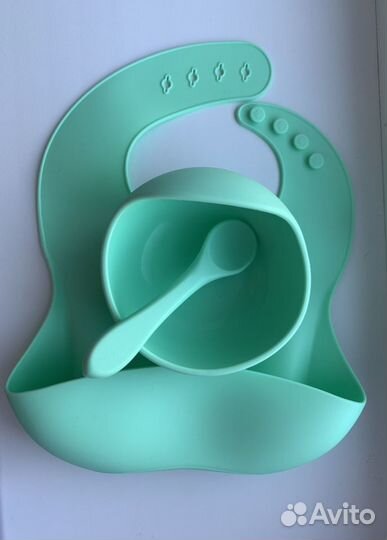 Силиконовая посуда детская для первого прикорма