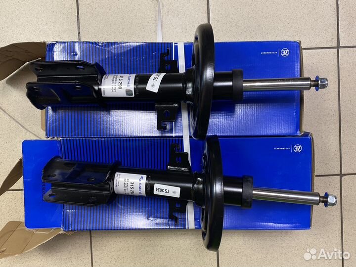 Амортизаторы передние Sachs Меган 3, Fluence