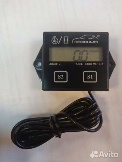 Счётчик моточасов с тахометром для бензо техники