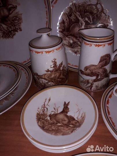 Сервиз чайный, фарфор, 20 век