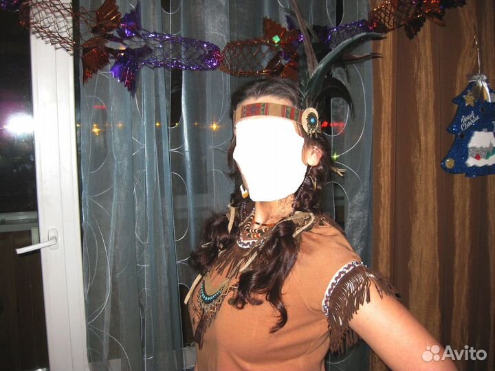 Новогодний костюм Индейская женщина