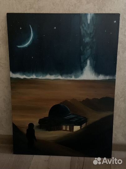 Картина акрилом на холсте