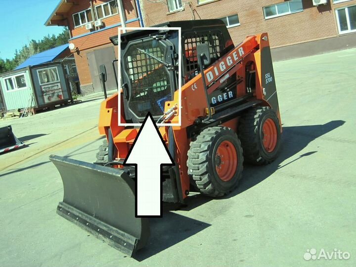 Стекло digger SSL5700 лобовое (закалённое)