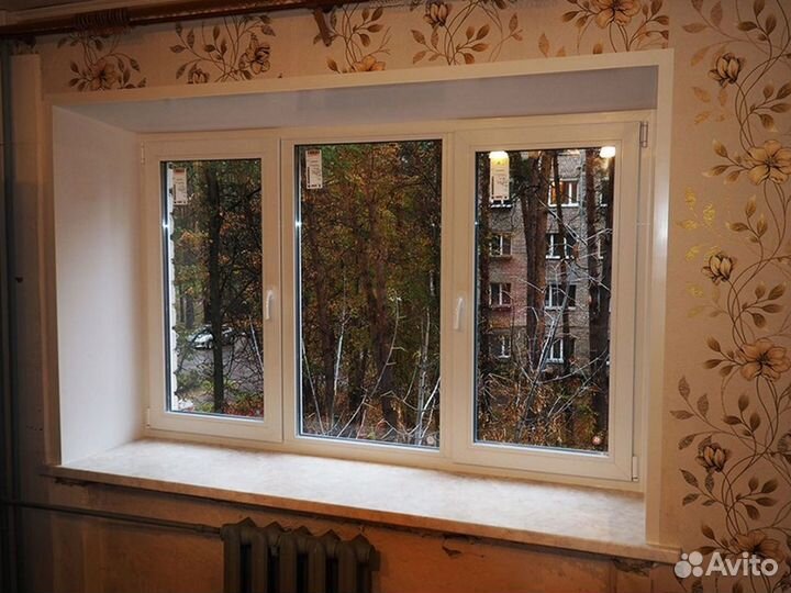 Пвх окна, двери / Остекление балкона