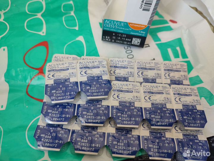 Линзы контактные астигматические