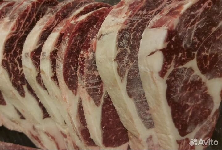 Стейк рибай / Вырезка говяжья мраморная