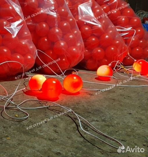 Гирлянда фс 12.1 для ограждения стройки сигнальная