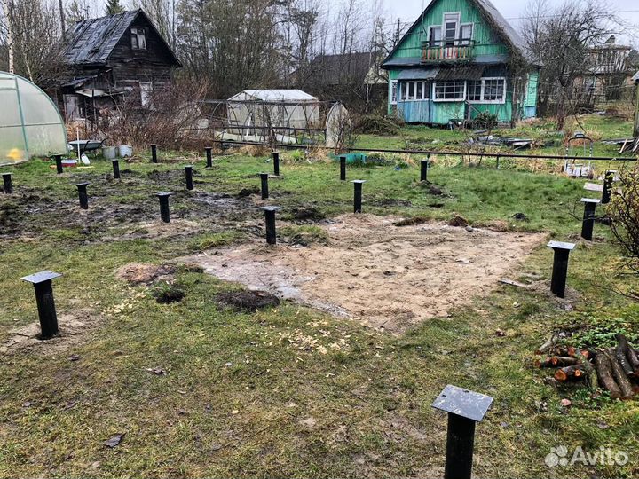 Винтовой фундамент под ключ