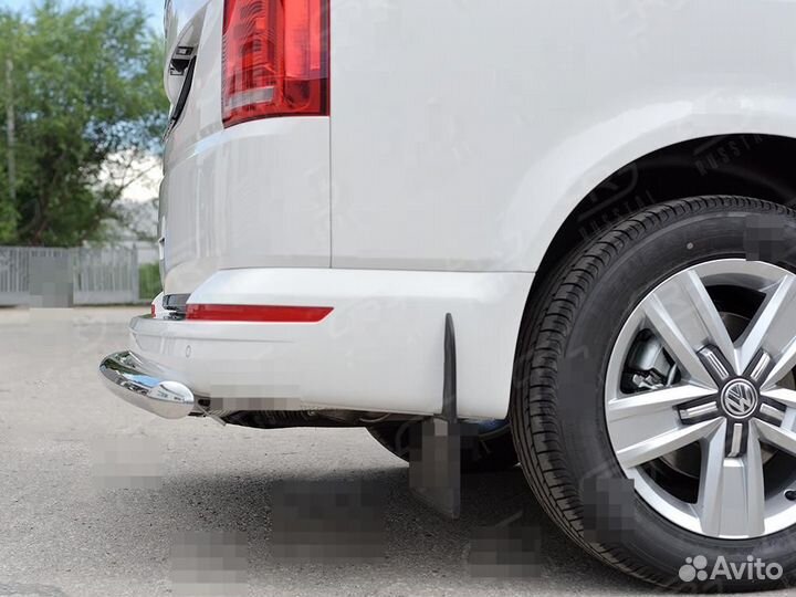 Защита заднего бампера дуга Vw Caravella 2016