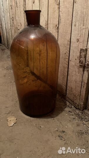 Бутыль 10 литров стекло