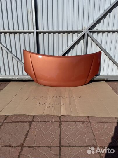 Капот на Газель усиленный цвет Фортуна рыжий