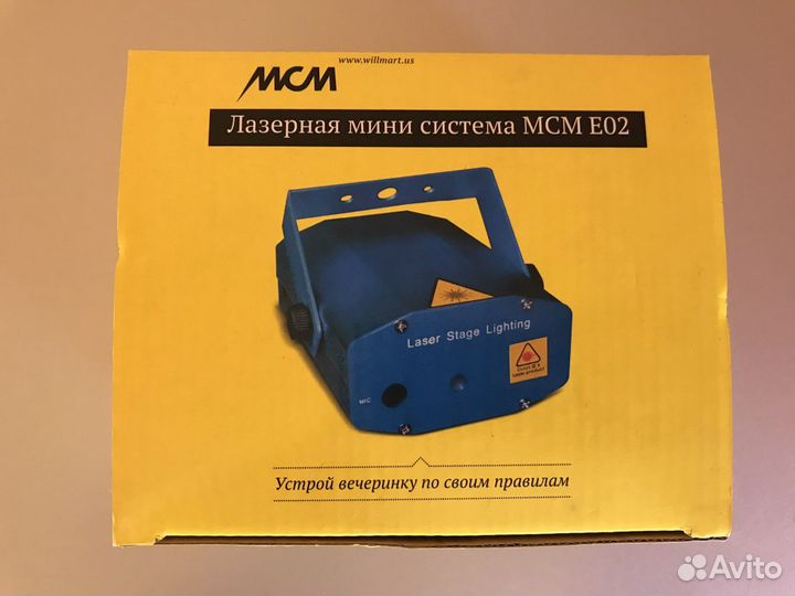 Лазерный мини-проектор / Mini Laser Stage Lighting