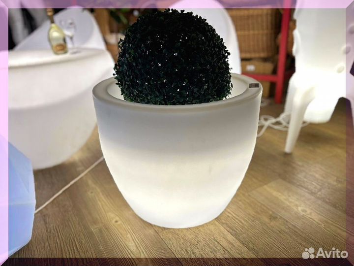 Кашпо с подсветкой