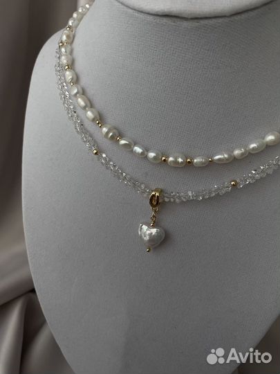 Чокер из жемчуга