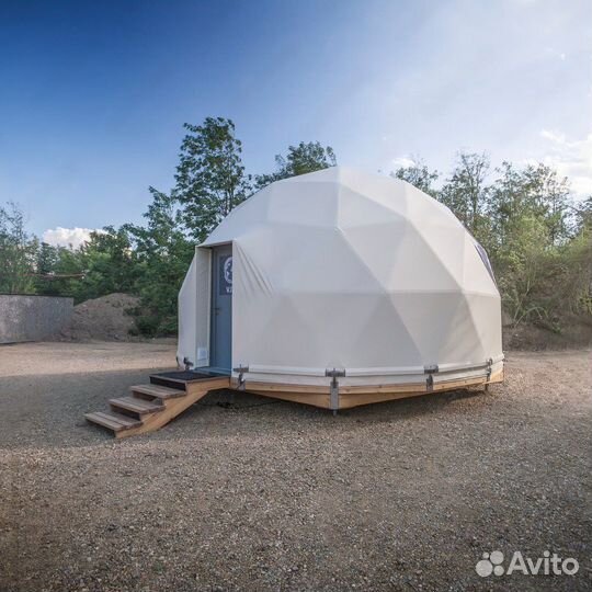 Геокупол геосфера глэмпинг