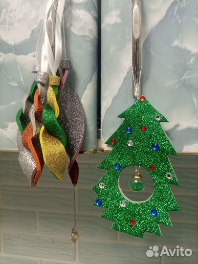 Новогодние украшения ручной работы
