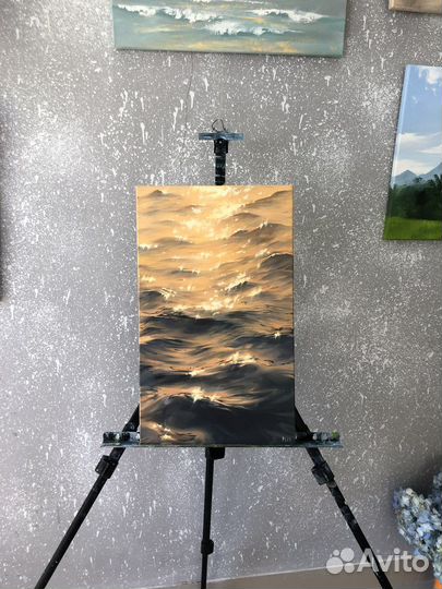 Картина Золотые волны