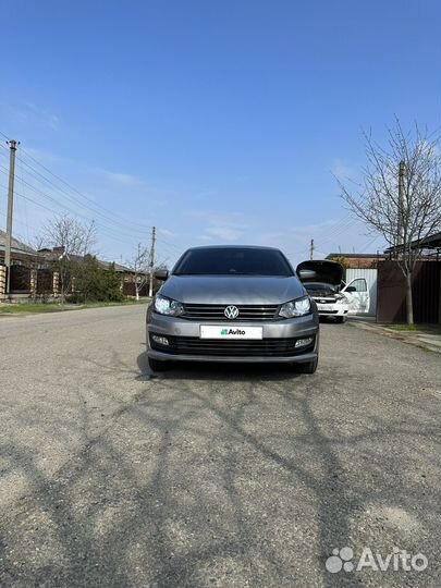 Volkswagen Polo 1.6 AT, 2017, 105 500 км