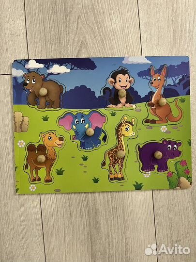 Игрушки развивающие от 1 года деревянные