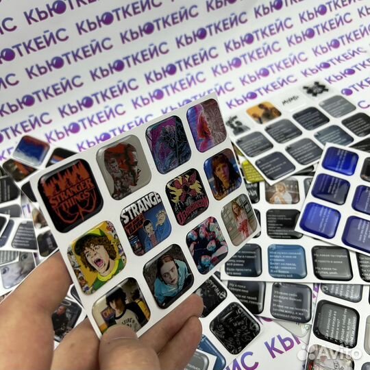 3d стикеры оптом с вашим дизайном