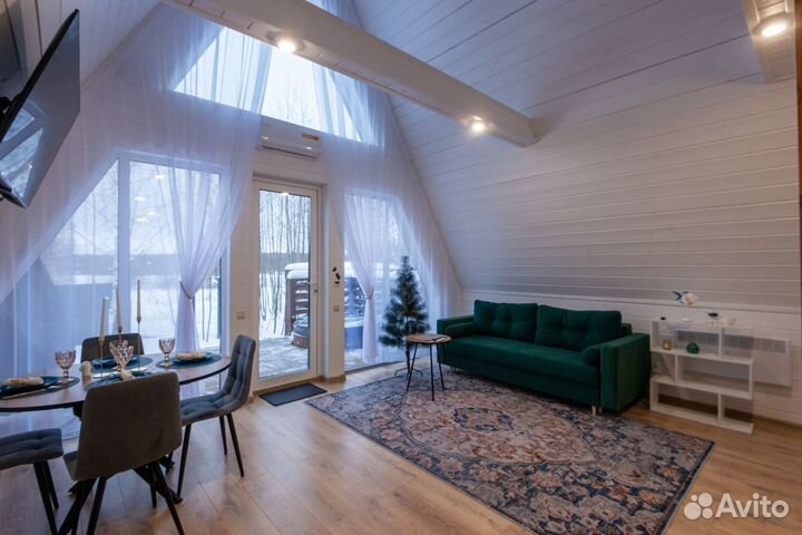 Дом в аренду на сутки с чаном и баней 80 m