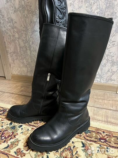 Сапоги женские натуральная кожа