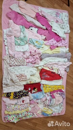 Огромная сумка вещей для новорожденного 50-62 р