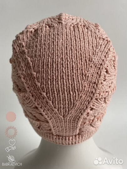 Детский чепчик вязаный