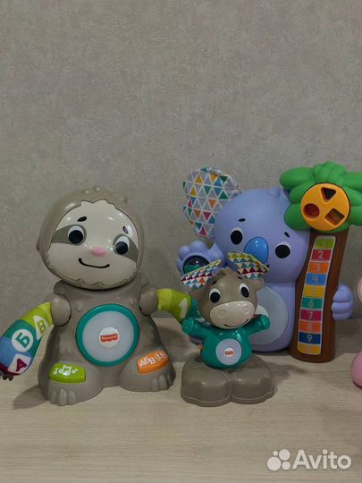 Детские игрушки (fisher price, alilo, baby go)