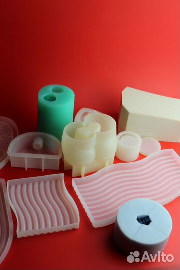 Силиконовые молды формы для свечей и гипса