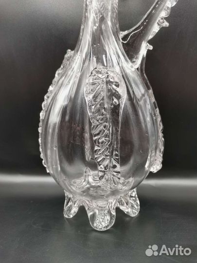 Графин кувшин Лебедь Хрусталь СССР