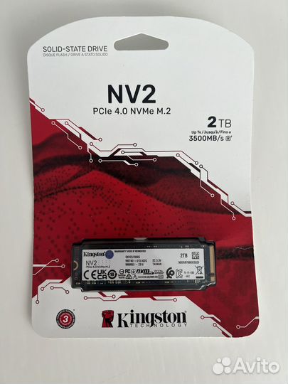 Ssd накопитель Kingston 2 TB новый