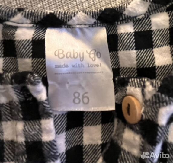 Теплое платье для девочки baby GO, 86 р