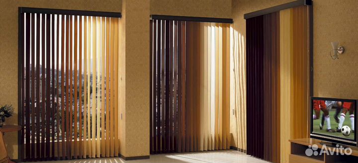 Вертикальные жалюзи в офис