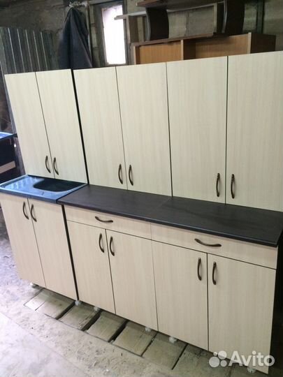 Кухня 1.8м цвет венге-дуб