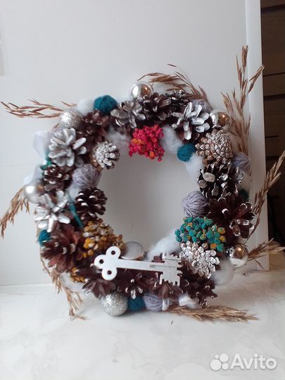 Рождественский новогодний венок