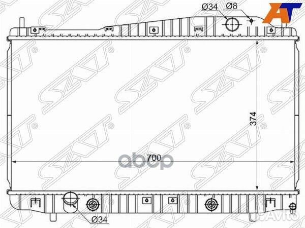 Радиатор daewoo magnus/chevrolet evanda 1.8/2.0