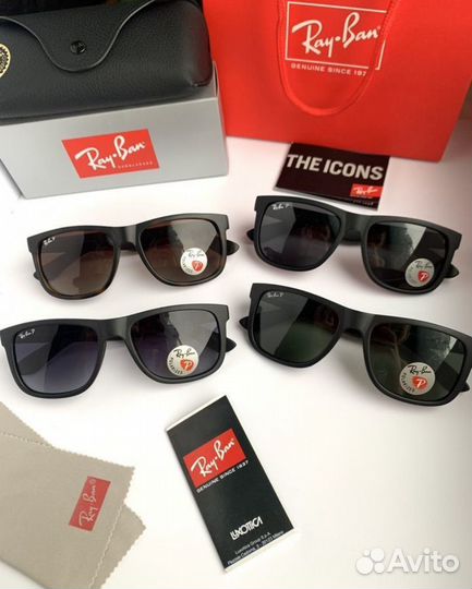 Очки ray ban justin polaroid