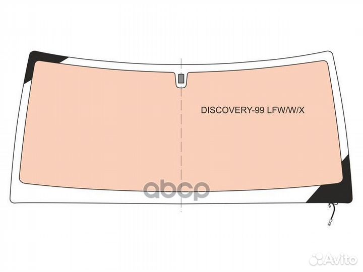 Стекло лобовое (Обогрев полный) Land Rover