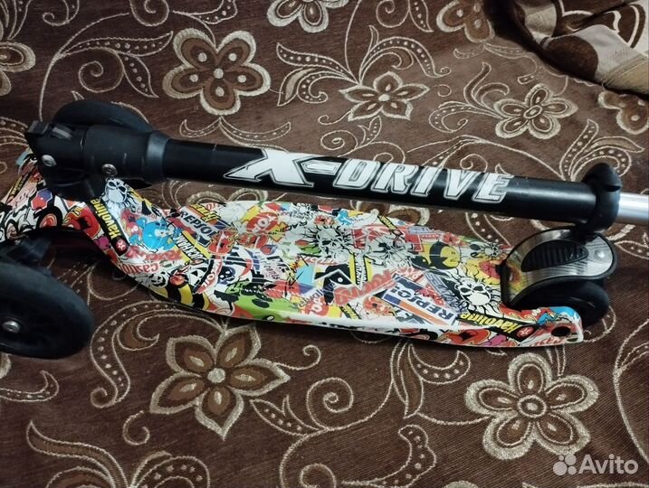 Самокат детский трехколесный