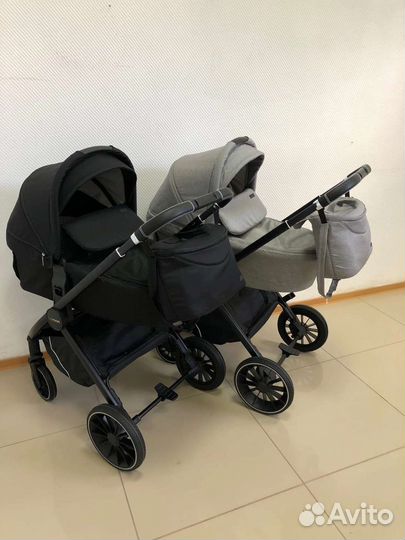 Коляска модульная тёплая и компактная 2 в 1