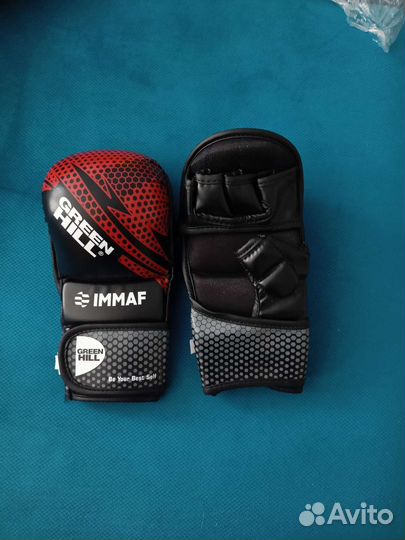 Перчатки для мма крабы green hill